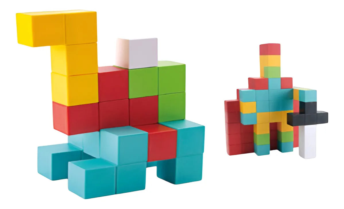 Bloques Cubos Stem Magnéticos Magnetic Blocks Shine 2886643 80