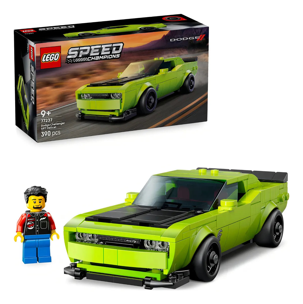 Lego Speed Champion Dodge Challenger Srt 77237 390 Lego Speed Champions