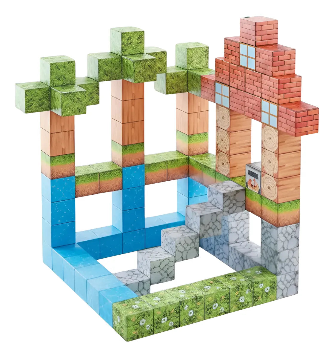 Bloques Magnéticos Cubos Steam Minecraft Shine 2960031 102