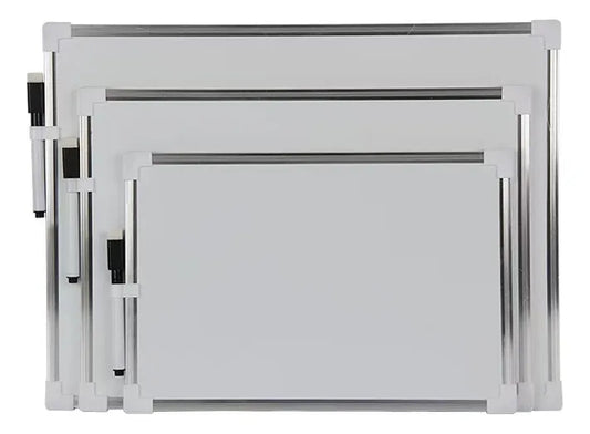 Pizarra Doble 40 X 60 Cm 4060d Shine Blanco