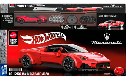 Mattel Brick Shop Bloques Hot Wheels Maserati 250 Pzs Jfr90 250 Maserati