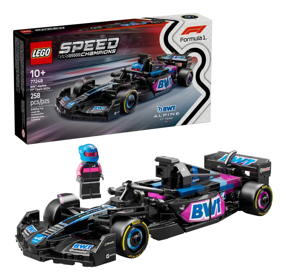 Lego Speed Champions Coche De Carreras Bwt Alpine F1® 77248