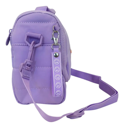 Lunchera Térmica Escolar Con Correa Sl2503l Kinderland Lila