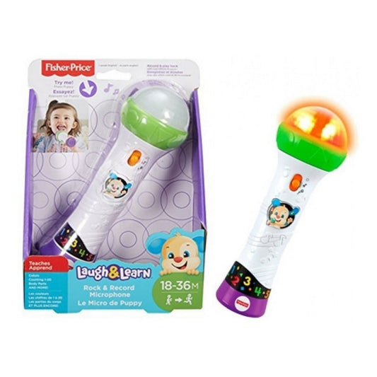 Fisher Price Micrófono Graba Y Canta Fbc20