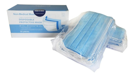 Barbijo High Quality Pack Por 50 Unidades Celeste