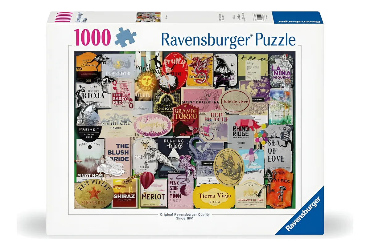 Ravensburger Puzzle 1000 Pzs Wine Labels 12000547