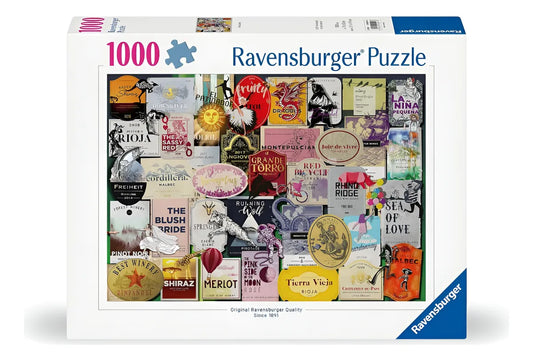 Ravensburger Puzzle 1000 Pzs Wine Labels 12000547