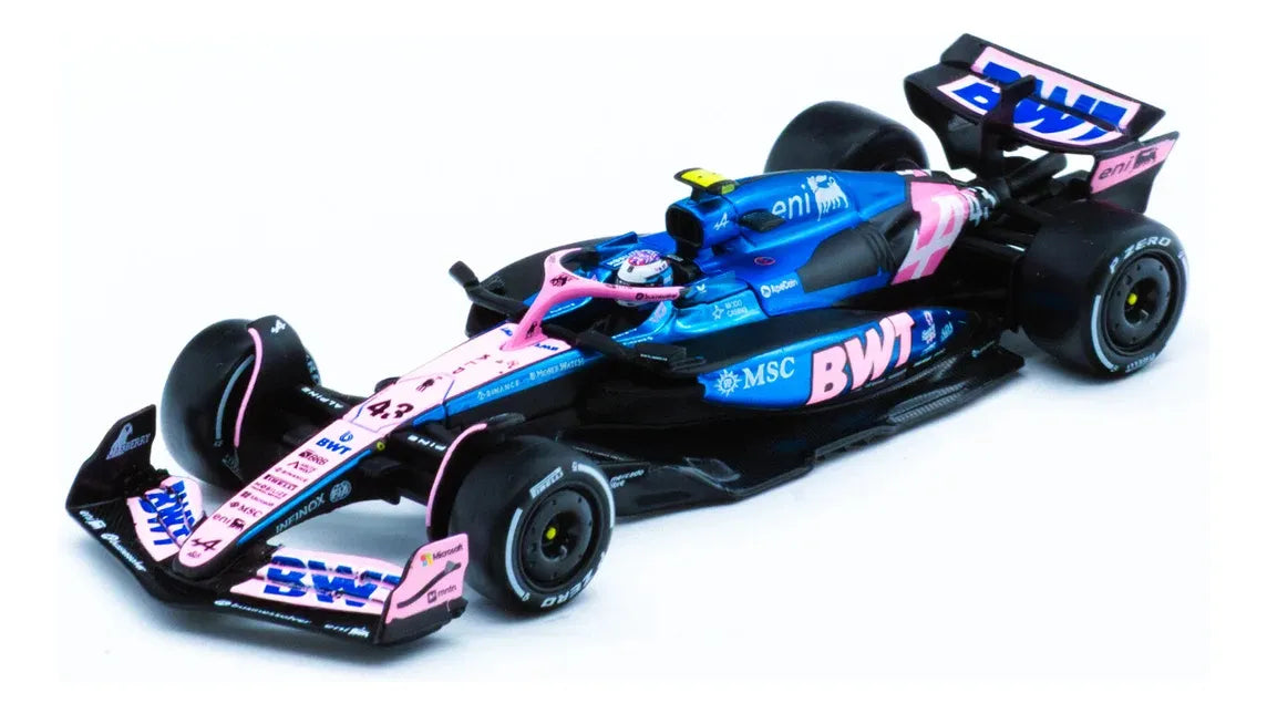 Bburago 1:43 Alpine F1 Team A525 2025 Box + Piloto #43 COLAPINTO 18-38258