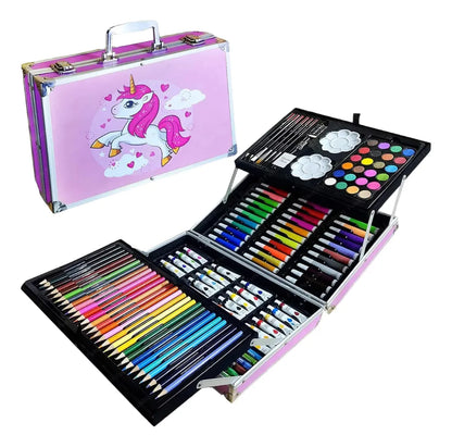 Set De Arte Rosa 150 Pzs Kl1032-g Shine