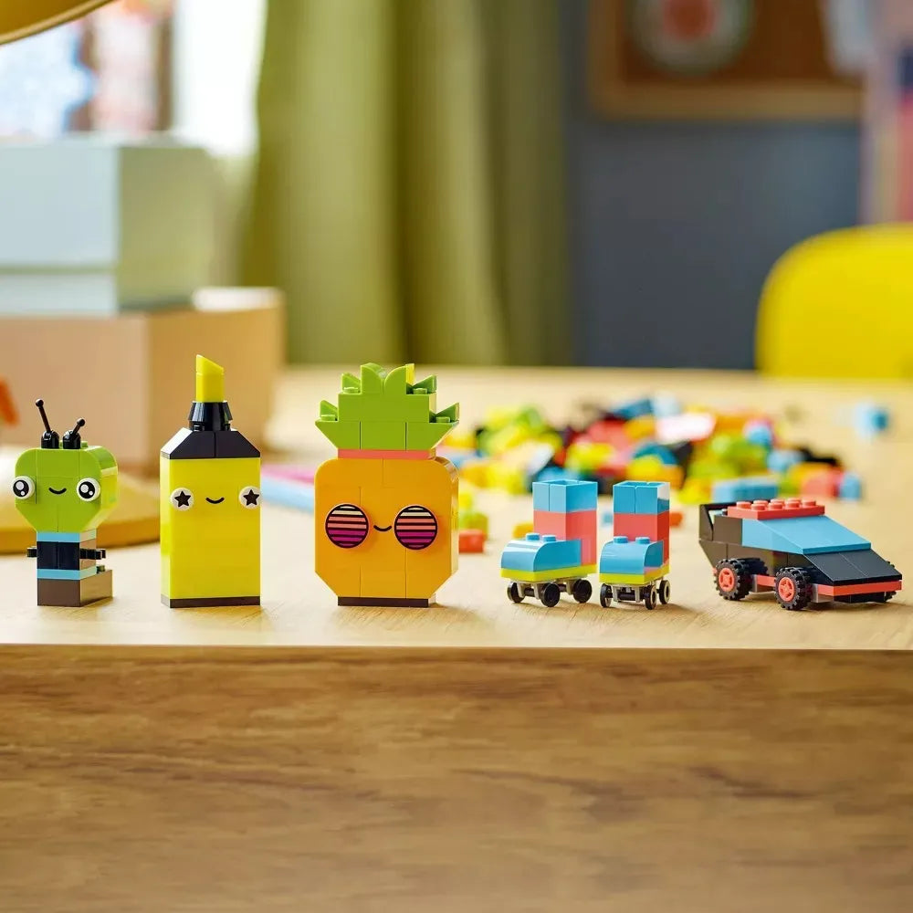 Lego Classic Creative Neon Fun Creative Brick Box Set 11027