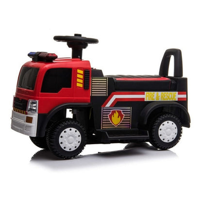Andarín Camión De Bomberos A Batería Cn-shj7008 Color Rojo