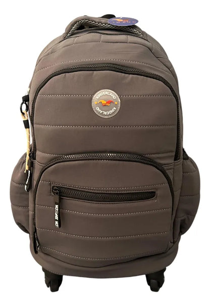 Mochila Carrito Escolar 18 Pulgadas Sl2501g Kinderland Gris