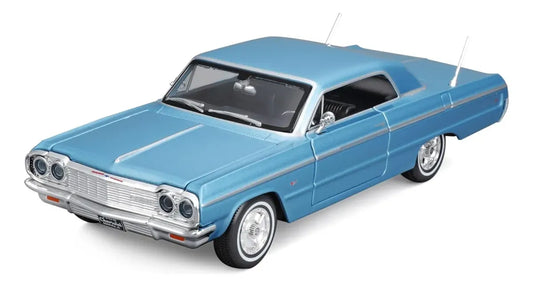 Maisto 1:26 Chevrolet Impala Ss 1964 Azul Metalico 32908