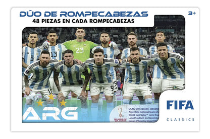 Rompecabezas Puzzle Pack X2 Argentina 48 Pzs Fwc-0019-01