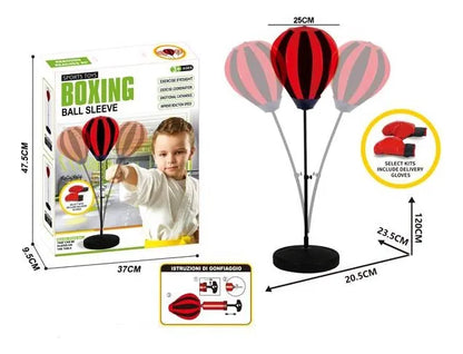 Punching Ball Con Guantes Para Niños Boxeo 2362648 Multicolor