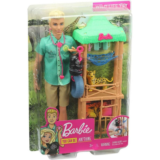Set De Juego Muñeco Ken Profesiones Gjm32 Mattel
