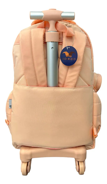 Mochila Carrito Escolar 18 Pulgadas Sl2501 Kinderland Rosa