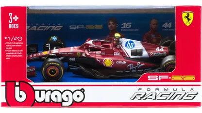 Bburago 1:43 Ferrari Sf-25 F1 2025 #44 Lewis Hamilton Varios