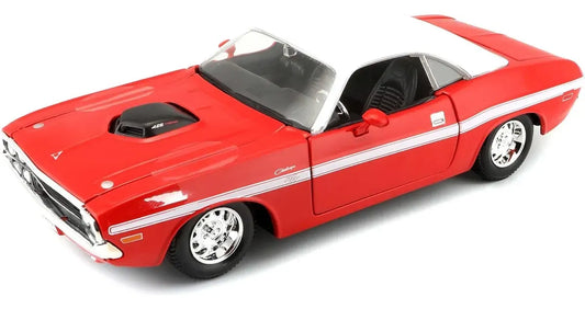 Maisto 1:24 Dodge Challenger R/t Coupe 1970 Rojo 31263