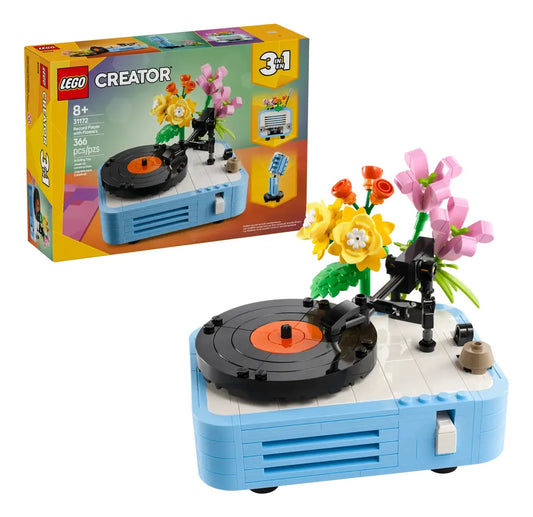 Lego Creator Tocadiscos Con Flores 31172 366