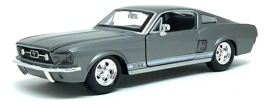 Maisto 1:24 Ford Mustang Gt 1967 Gris Metalizado 31260