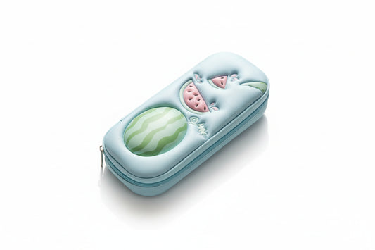 Cartuchera 3d Sandias Azul Kl1280 Shine Azul