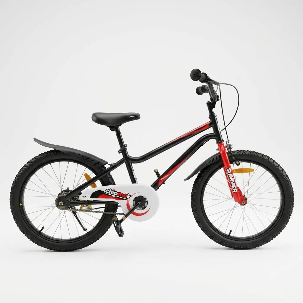 Bicicleta Infantil Royal Baby Chipmunk Mk Negra R20 Cm20-1