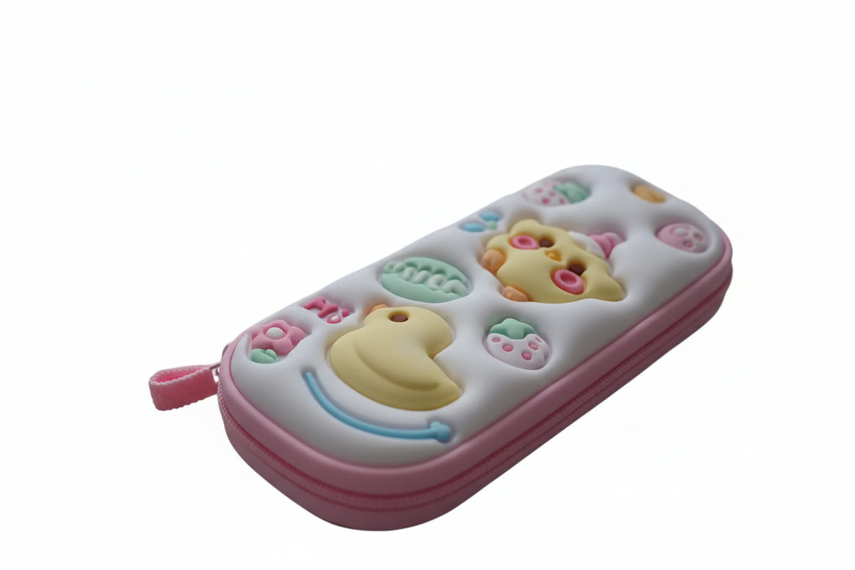 Cartuchera 3d Patitos Y Flores Kl1284 Shine Patitos Y Flores