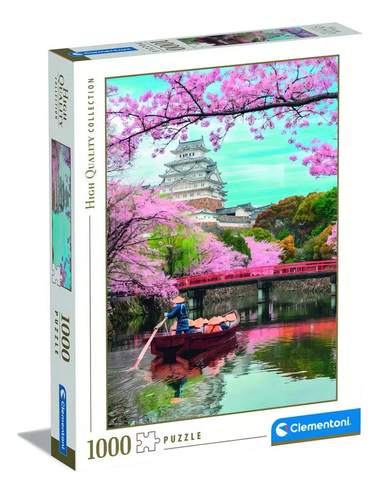 Puzzle Hqc Himeji Castle In Spring 1000 Pzs Clementoni 39819