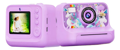 Cámara Instantánea Para Niños De Unicornio Purpura S56815 Violeta