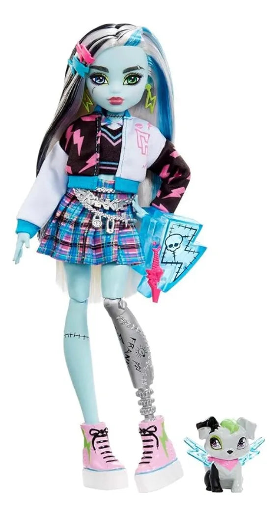 Monster High Muñeca Frankie Stein Y Accesorios Hhk53 Mattel