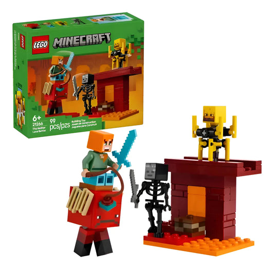 Lego Minecraft La Batalla De Lava Del Inframundo 21266