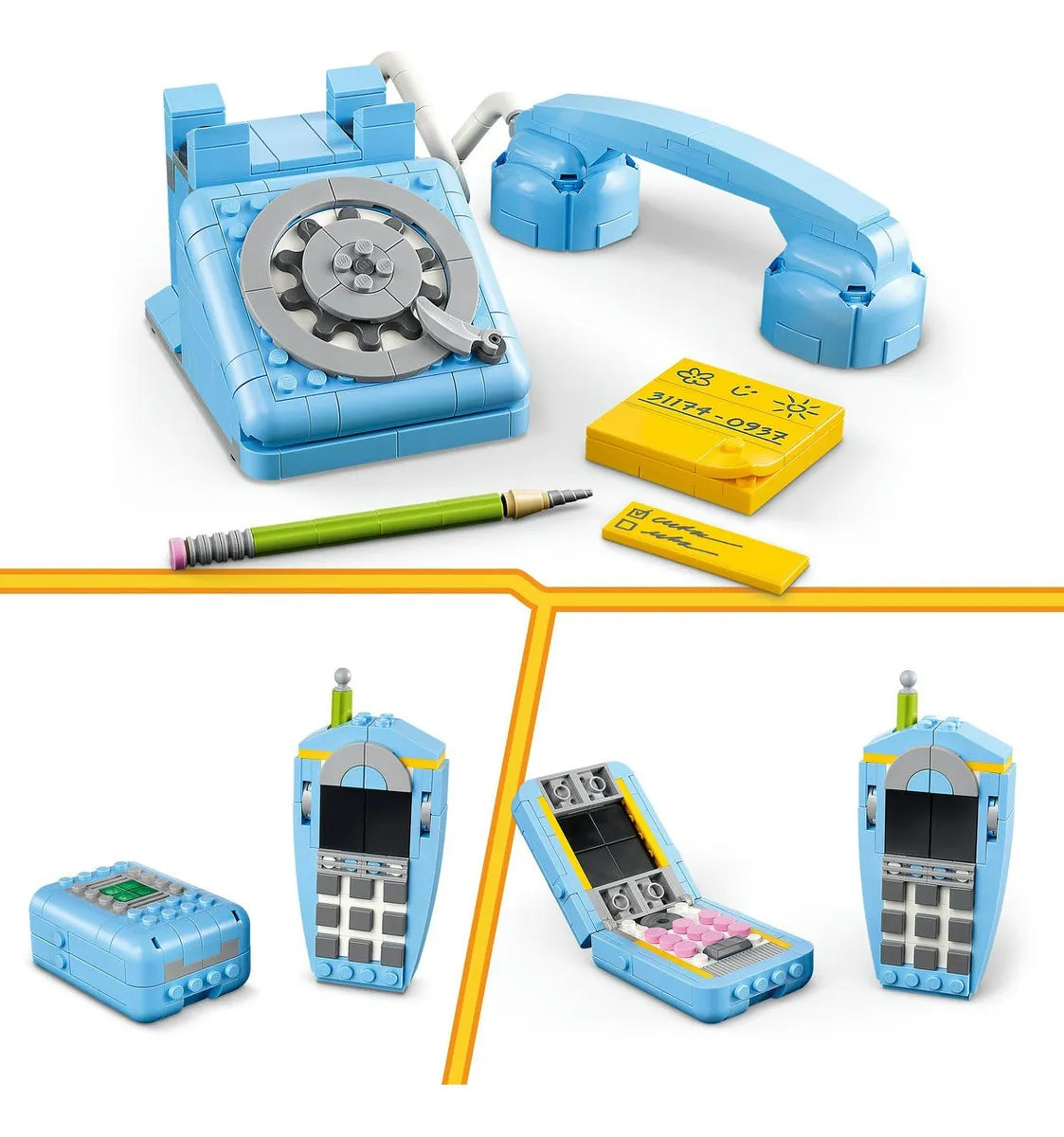 Lego Creator Teléfono Retro 31174 383 3 En 1