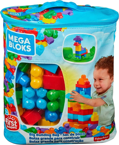Fisher Price Megablocks Primeros Bloques Bolsa Dch63 Celeste