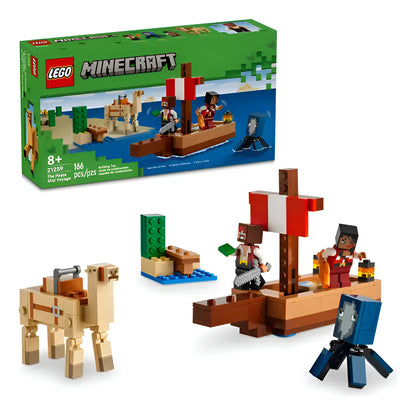 Lego Minecraft El Viaje En El Barco Pirata 21259