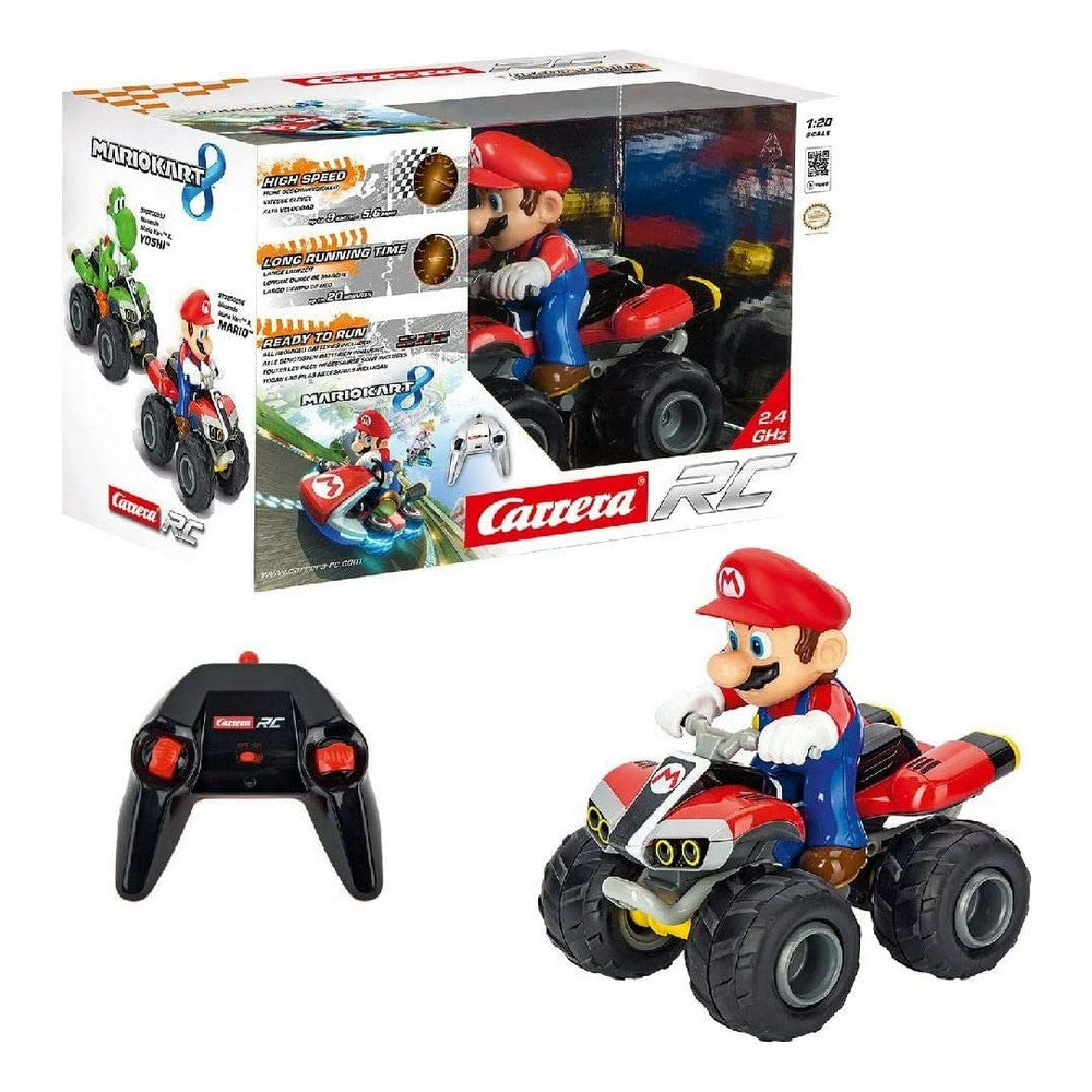Cuatriciclo Mario Kart A Control Carrera Go 370200996x Color Multicolor
