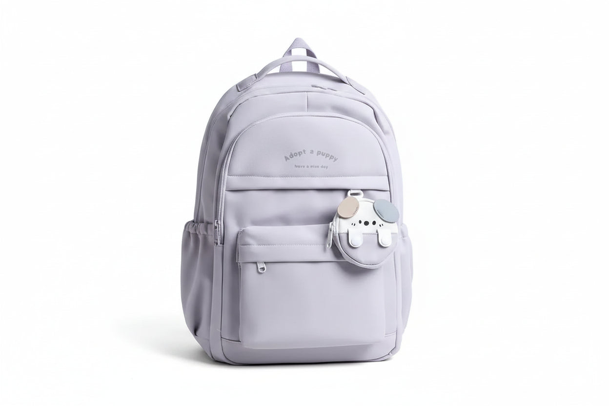 Mochila Escolar Aesthetic Violeta Kl1160 Shine Violeta