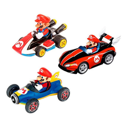 Autos Mario Kart Pack Por 3 Carrera Go 15813016