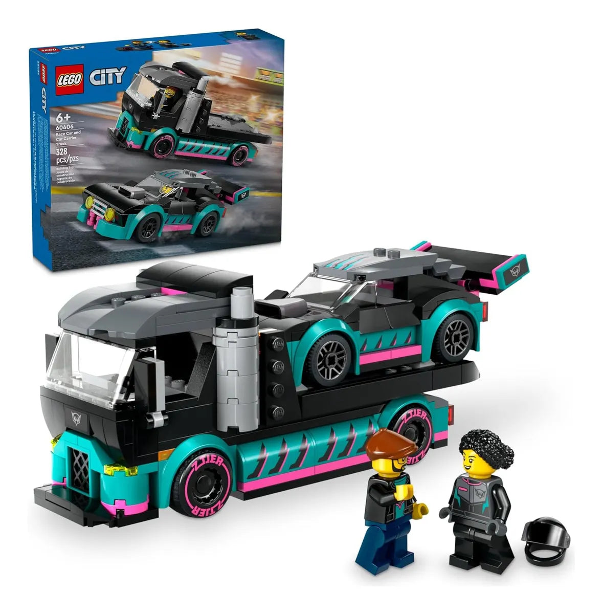 Lego City Coche De Carreras Y Camión 60406 328