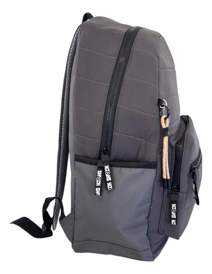 Mochila Espalda 18 Pulgadas Escolar Sl2502g Kinderland Gris