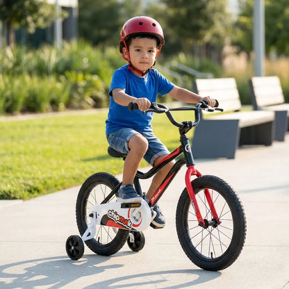 Bicicleta Infantil Royal Baby Chipmunk Mk Negra R16 Cm16-1