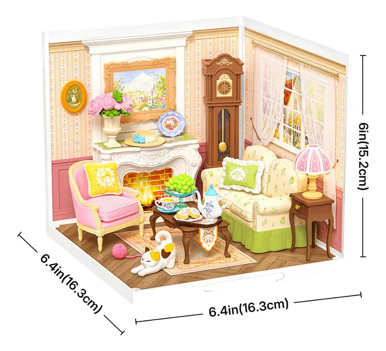 Robotime Rolife Puzzle 3d Holiday Tea Time Dw023