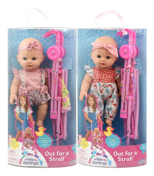 New Adventure Muñeca Con Carrito De Paseo 12 4227