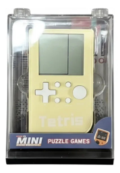 Mini Consola Electronica Portatil Block Game Kl639 Shine Amarillo