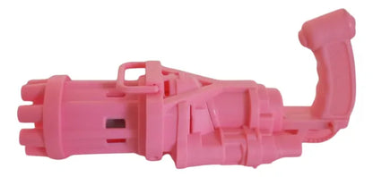Pistola Burbujero Mini 8 Agujeros A Pila Rosa Kb48 Rosa