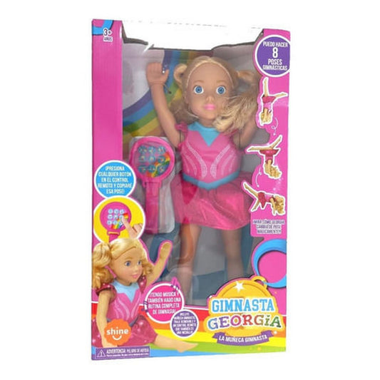 Muñeca Interactiva Georgia Gimnasta Hun0262 Premium