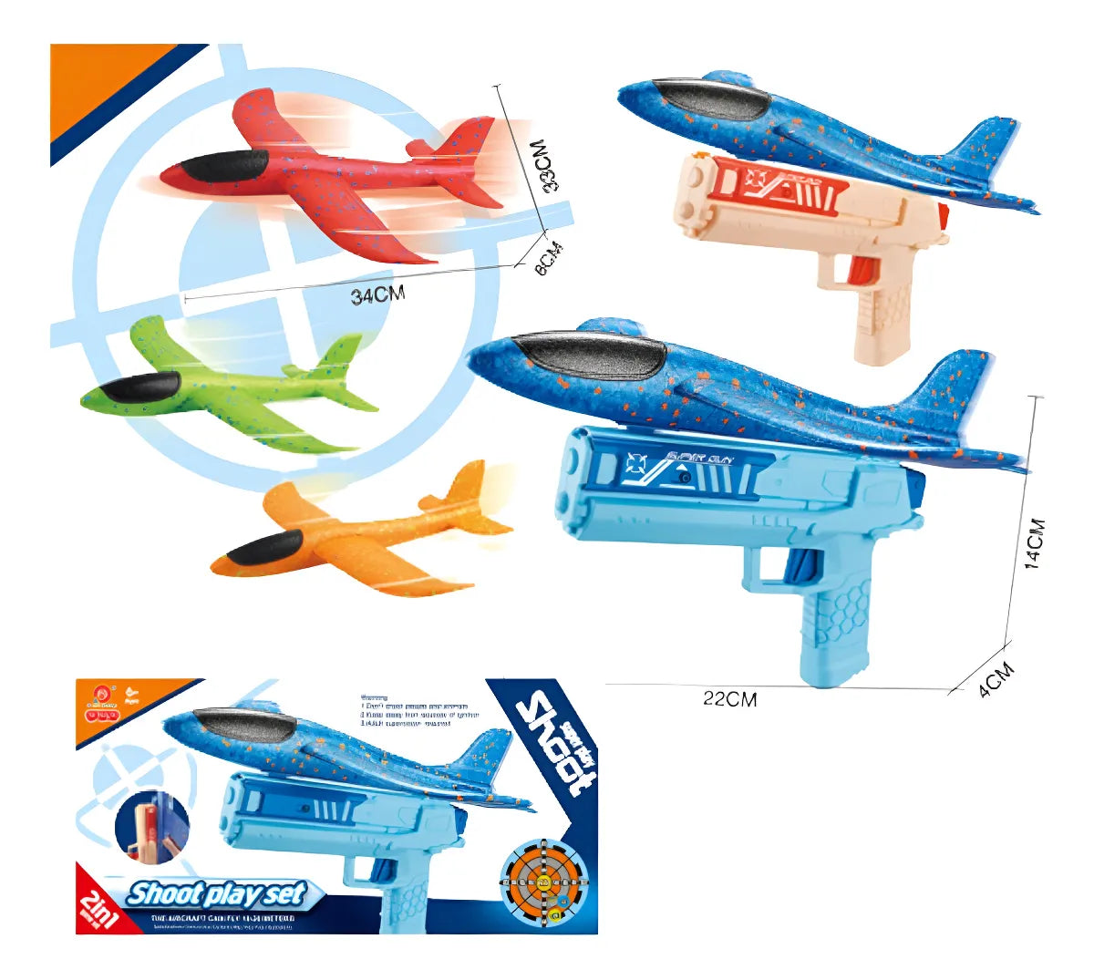 Avion Soft Con Lanzador 2226554 Shine