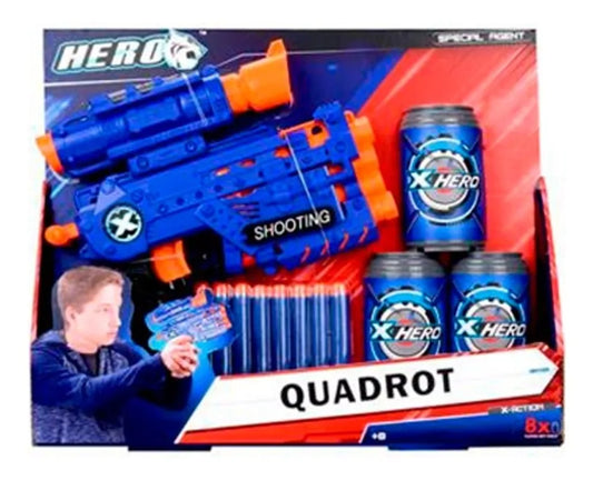 Pistola Lanza Dardos Hero Shooting Quadrop 1975045 Shine