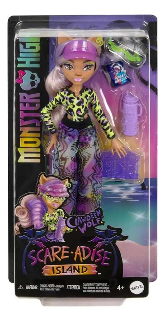 Muñeca Monster High Scareadise Island Clawdeen Hrp67 Mattel