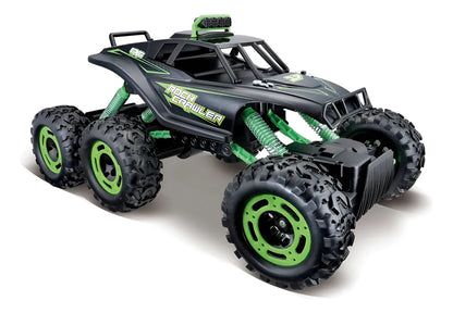 Maisto Rock Crawler 6x6 A Radio Control Negro Mate 82745